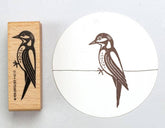 Stempel Specht Perlenfischer